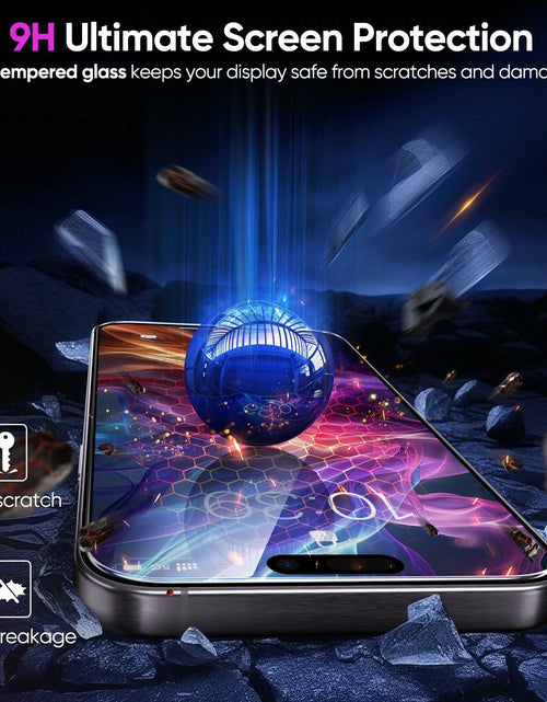 Load image into Gallery viewer, MINSLIS iPhone 16 Pro Screen Protector 9H Tempered Glass HD Clear Case Friendly
