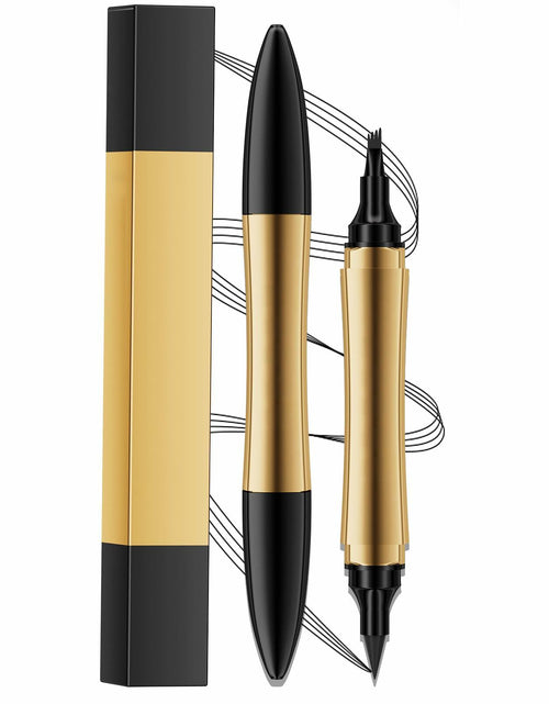 Load image into Gallery viewer, 2-in-1 3D Microblading Eyebrow &amp; Eyeliner Pencil Waterproof Grey
