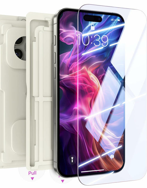 Load image into Gallery viewer, MINSLIS iPhone 16 Pro Screen Protector 9H Tempered Glass HD Clear Case Friendly

