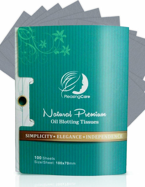 Load image into Gallery viewer, Travel Makeup Mirror with Facial Oil Blotting Sheets 100 Count Rose
