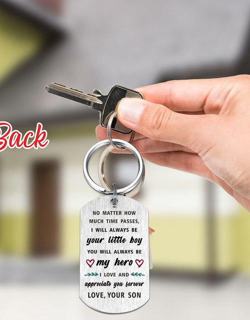 Load image into Gallery viewer, Viayen Dad from Son Keychain – Christmas, Birthday &amp; Holiday Gift
