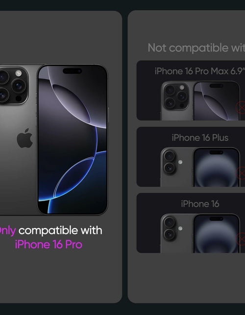 Load image into Gallery viewer, MINSLIS iPhone 16 Pro Screen Protector 9H Tempered Glass HD Clear Case Friendly
