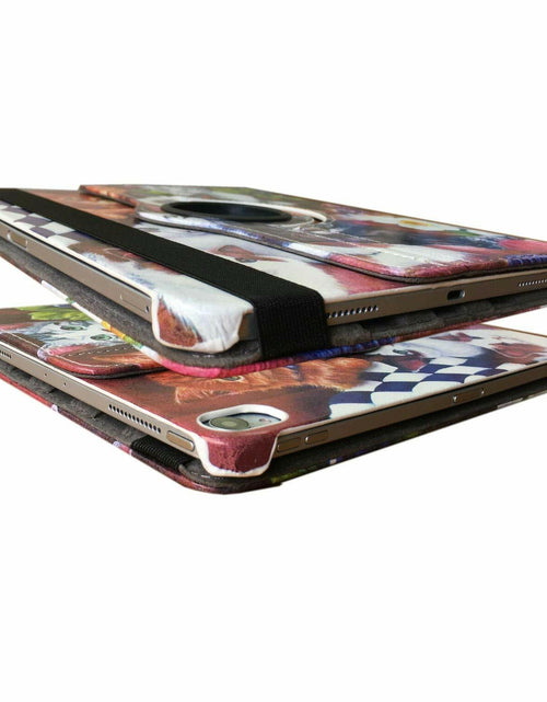 Load image into Gallery viewer, iPad 11" 1st Gen 2018 Rotating Smart Leather Case – Cat Design
