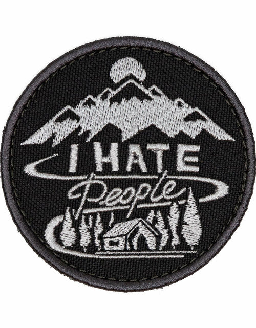 Load image into Gallery viewer, Funny Tactical Morale Patch "I Hate People" for Jackets, Bags, Gear
