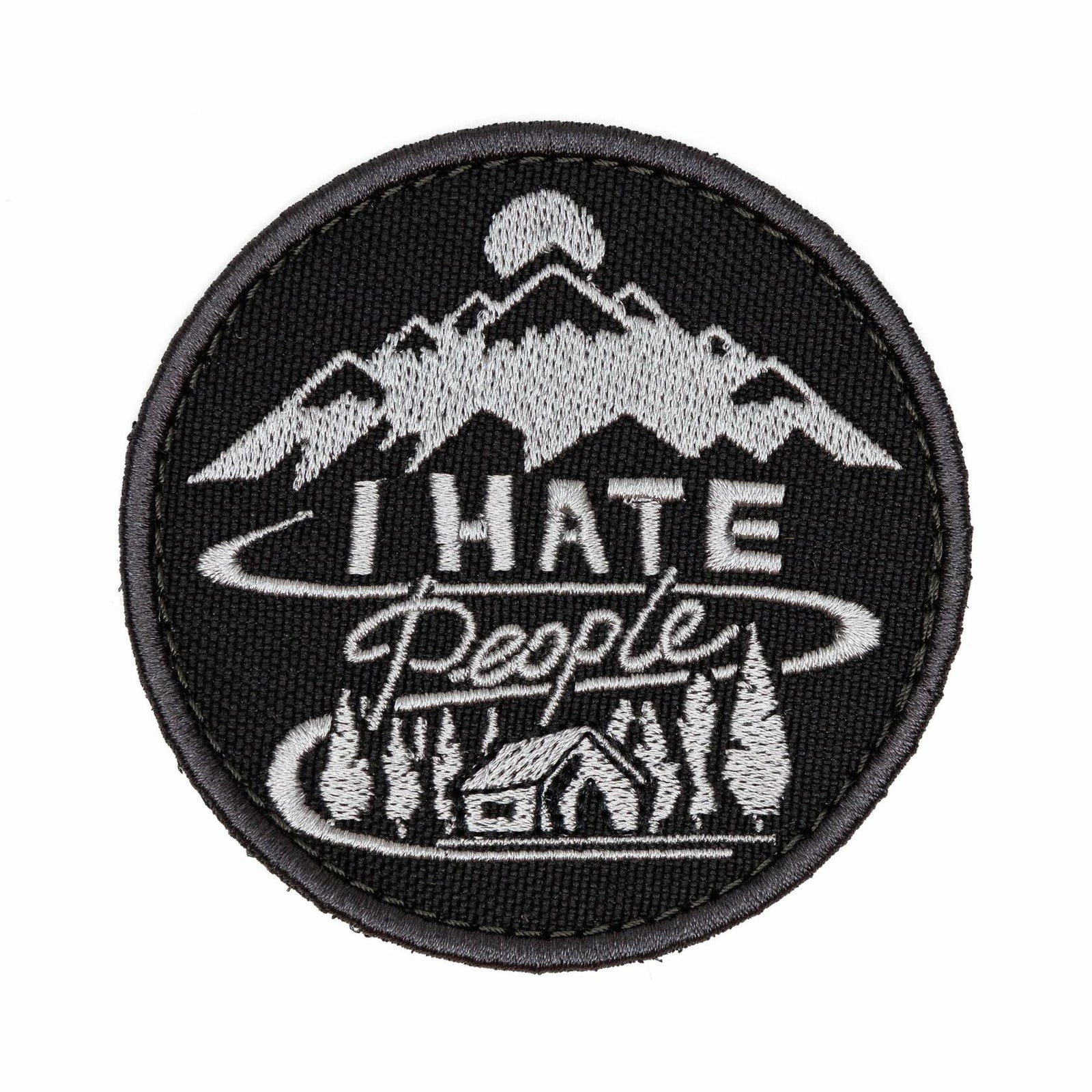 Funny Tactical Morale Patch "I Hate People" for Jackets, Bags, Gear