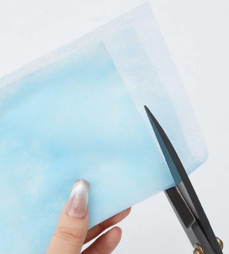 200 Sheets Nail Dust Collector Filter Paper Blue Nail Art Vacuum Cleaner