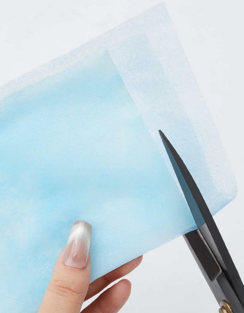 Load image into Gallery viewer, 200 Sheets Nail Dust Collector Filter Paper Blue Nail Art Vacuum Cleaner
