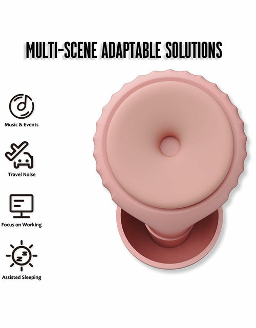 Load image into Gallery viewer, BNU Concert Ear Plugs 2 Pairs Reusable High Fidelity Noise Reduction Pink
