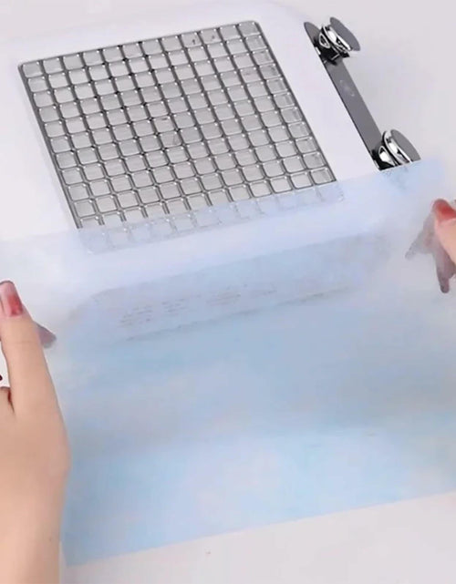 Load image into Gallery viewer, 200 Sheets Nail Dust Collector Filter Paper Blue Nail Art Vacuum Cleaner
