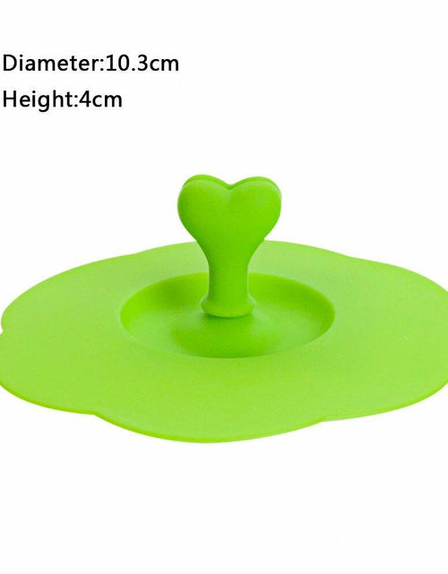 Load image into Gallery viewer, AKOAK 6-Pack Plum Cup Lids Silicone Teacup Lid with Spoon Holder 6 Colors
