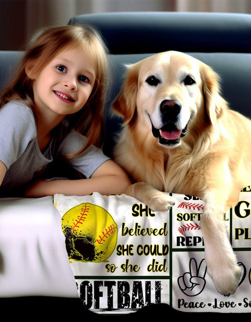 Load image into Gallery viewer, Soccer Blanket Ultra Soft Flannel Throw 80"x60" Bed Couch Sofa All Seasons
