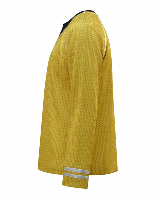 Load image into Gallery viewer, aiweran Captain Kirk Costume Adult Men Yellow T-Shirt(S), Small
