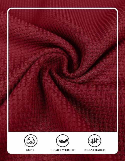 Load image into Gallery viewer, QOSOQ Men’s Polo Shirt Short Sleeve Golf Casual Quick Dry Breathable Red
