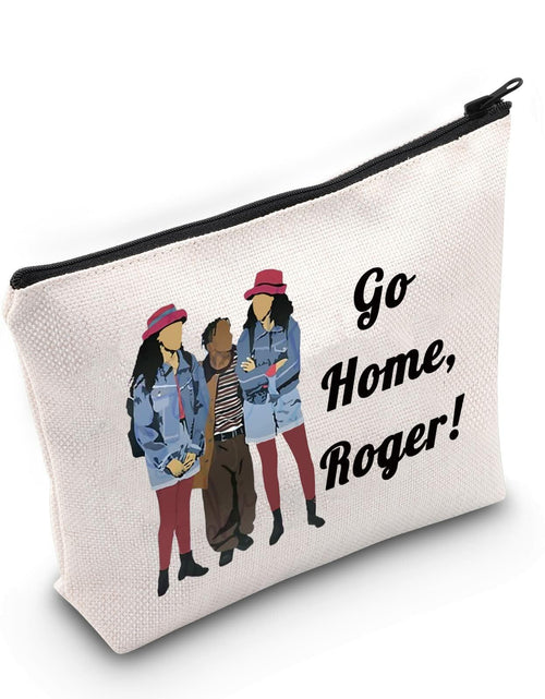 Load image into Gallery viewer, LEVLO Tia &amp; Tamera Fans Makeup Bag Zipper Pouch Go Home Roger Gift
