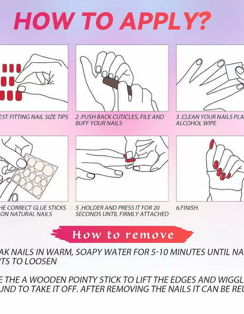 Load image into Gallery viewer, 10PCS Handmade Luxury 3D Press-On Nails Reusable Hand-Painted Gel Kit CL-9006-L
