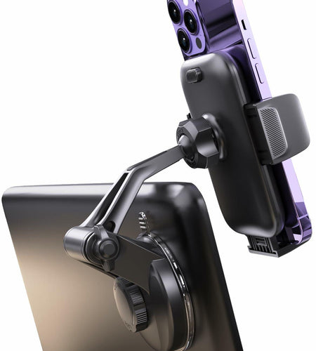 Wukanleng Suction Cup Phone Mount for Tesla Model 3/Y/S/X, 360° Rotating Holder