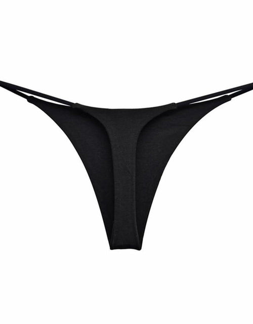 Load image into Gallery viewer, Topvee Women’s Cotton Thongs Panties Soft Stretchy Seamless G-String White S
