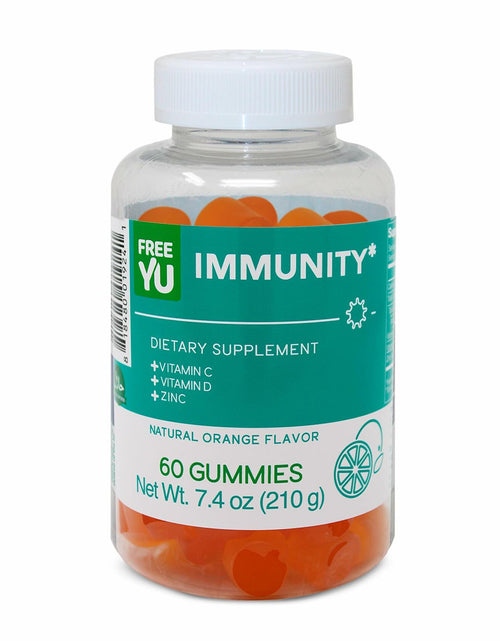 Load image into Gallery viewer, FREEYU Halal Gluten-Free Immunity Gummies Multivitamin with Zinc C D 60pcs
