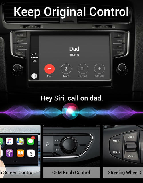 Load image into Gallery viewer, DARAWL Wireless CarPlay Adapter Wired to Wireless for Cars 2015+ iOS 10+
