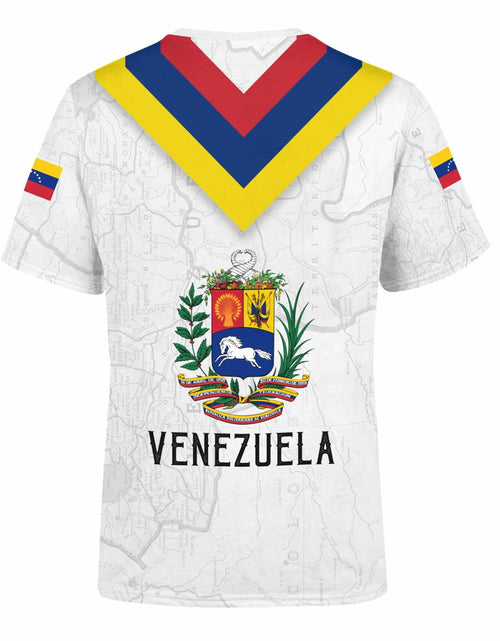 Load image into Gallery viewer, BJU Venezuela Flag T-Shirt Unisex Crewneck Short Sleeve Casual Printed Tee
