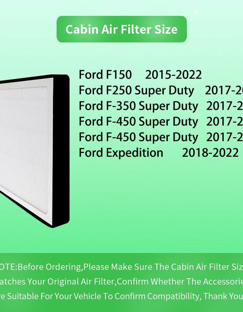 Load image into Gallery viewer, CF11183 Cabin Air Filter Activated Carbon for Jeep Grand Cherokee 2011-2022
