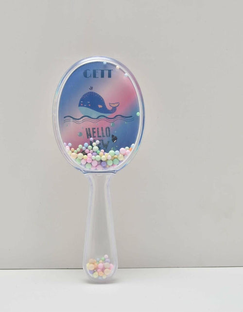 Load image into Gallery viewer, Gett Detangling Hair Brush for Kids &amp; Adults Soft Bristle Whale Glitter
