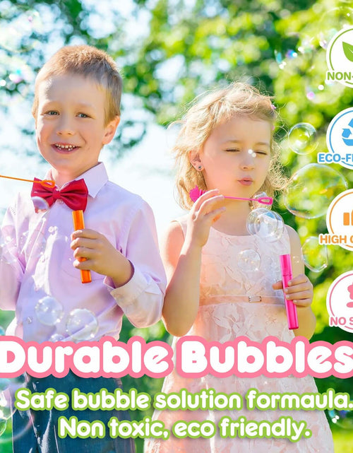 Load image into Gallery viewer, 60PCS Cute Unicorn Party Favors 12 DIY Bubble Wands Birthday Goodie Bags
