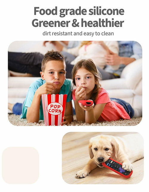 Load image into Gallery viewer, Silicone Remote Cover for Roku TV Remote Shockproof Washable with Lanyard Mint
