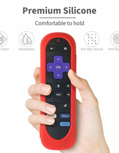 Load image into Gallery viewer, Silicone Remote Cover for Roku TV Remote Shockproof Washable with Lanyard Mint
