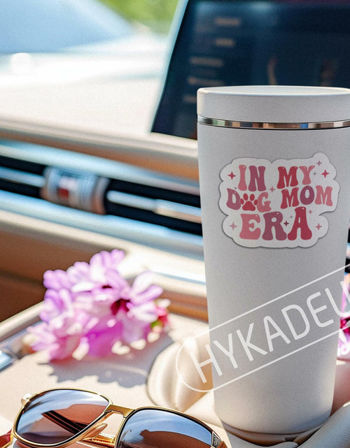 Load image into Gallery viewer, 3pcs “In My Dog Mom Era” Waterproof Vinyl Stickers Paw Decals 3"x2.3"
