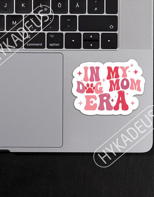 Load image into Gallery viewer, 3pcs “In My Dog Mom Era” Waterproof Vinyl Stickers Paw Decals 3"x2.3"
