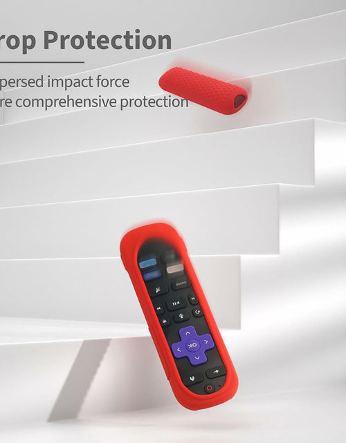 Load image into Gallery viewer, Silicone Remote Cover for Roku TV Remote Shockproof Washable with Lanyard Mint

