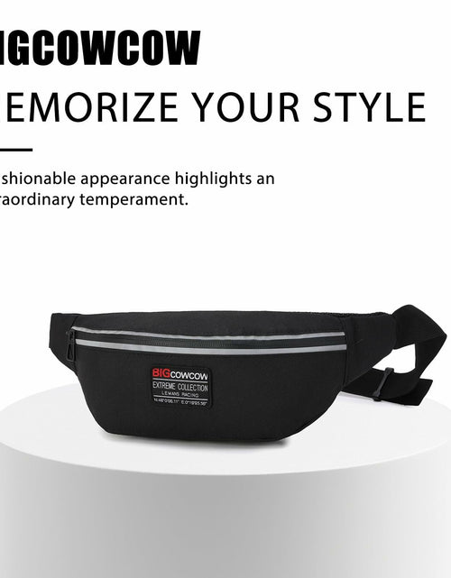 Load image into Gallery viewer, BIGCOWCOW Fanny Pack Waterproof Belt Bag for Women &amp; Men Travel Hiking Run
