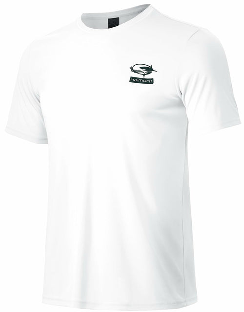 Load image into Gallery viewer, Haimont Men’s Sun Protection Fishing Shirt Short Sleeve White L Lightweight
