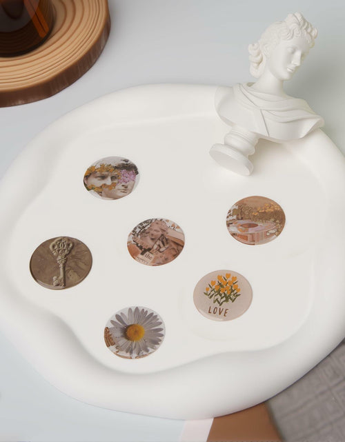 Load image into Gallery viewer, IGOGO 1” Epoxy Stickers Craft Bottle Caps Hair Bows Scrapbook 100PCS Glitter
