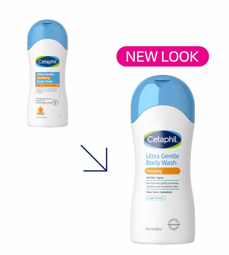 Cetaphil Ultra Gentle Body Wash 16.9oz Sensitive Skin Aloe Hypoallergenic