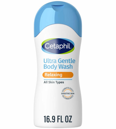 Cetaphil Ultra Gentle Body Wash 16.9oz Sensitive Skin Aloe Hypoallergenic