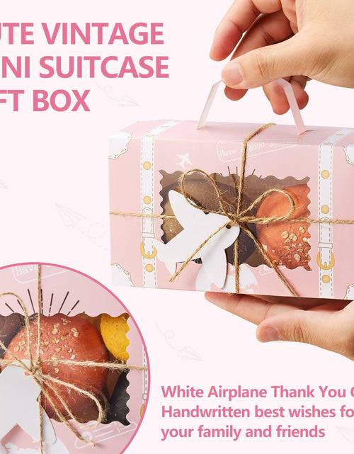 Load image into Gallery viewer, YODYZJ 20-Piece Mini Suitcase Party Favor Boxes Pink Small 6.55x3.85x2.45in
