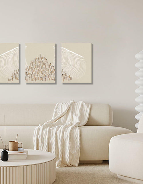 Load image into Gallery viewer, Jesus Christian Wall Art Set of 3 Canvas Prints Framed 12x16
