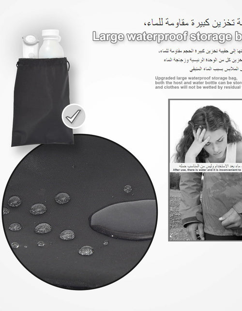 Load image into Gallery viewer, LUCKIER Portable Electric Bidet Handheld Spray 1.5m Hose Travel Use
