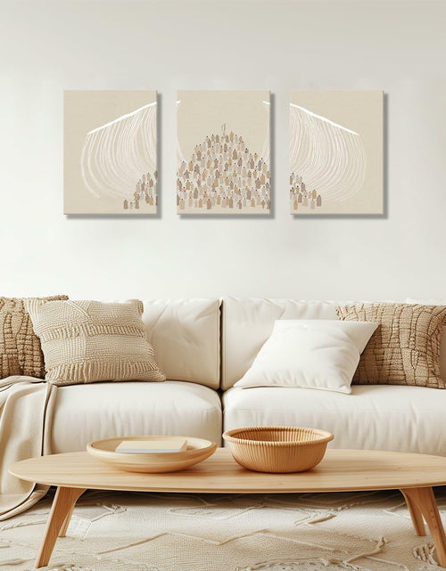 Load image into Gallery viewer, Jesus Christian Wall Art Set of 3 Canvas Prints Framed 12x16
