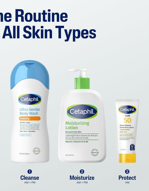 Load image into Gallery viewer, Cetaphil Ultra Gentle Body Wash 16.9oz Sensitive Skin Aloe Hypoallergenic
