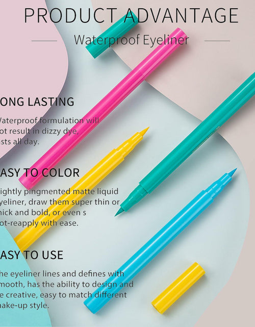 Load image into Gallery viewer, DekRion Liquid Eyeliner Waterproof Long-lasting Green 1 Count
