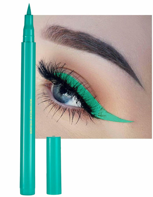 Load image into Gallery viewer, DekRion Liquid Eyeliner Waterproof Long-lasting Green 1 Count
