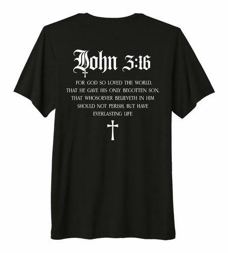 John 3:16 Christian Bible Verse Religious Jesus Premium Tri-blend T-Shirt