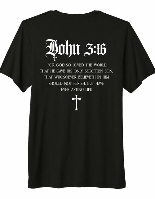 Load image into Gallery viewer, John 3:16 Christian Bible Verse Religious Jesus Premium Tri-blend T-Shirt
