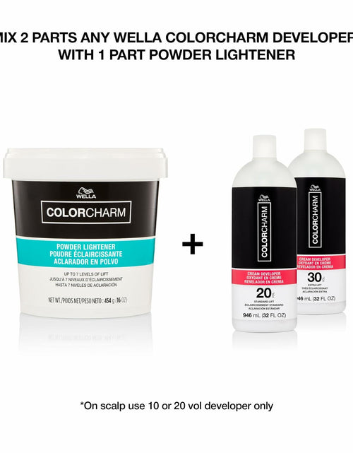 Load image into Gallery viewer, COLORCHARM Cream Hair Color Developer 10 Volume 7.8oz Gray Blending
