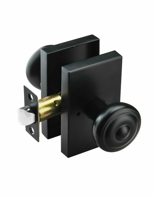 Load image into Gallery viewer, NCSEN Matt Black Interior Door Knob Privacy Lock for Bath &amp; Bedroom
