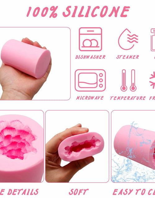 Load image into Gallery viewer, Caregene Christmas Tree Candle Silicone Mold Pine Tree Shape for Candle Making
