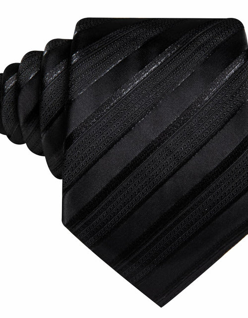 Load image into Gallery viewer, Barry.Wang Silk Men Striped Necktie Tie Clip Blush Pink Size One Size
